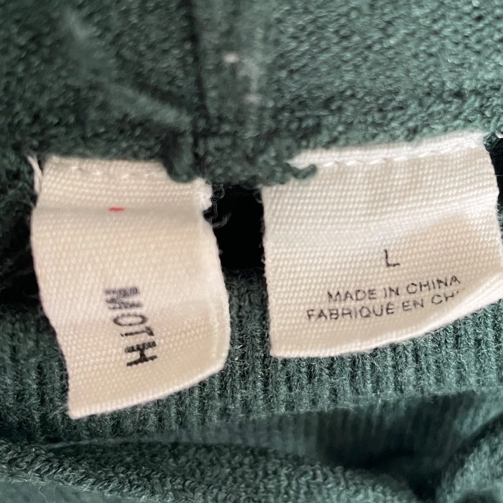 Moth Forest Green Hooded Sweatshirt - Picture 4 of 4